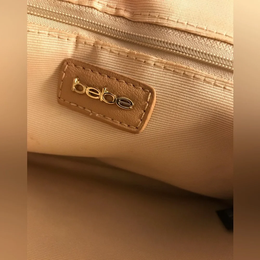 Bebe beige crossbody bag